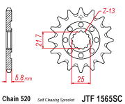 Kettenritzel JT Sprockets JTF 1565.14SC