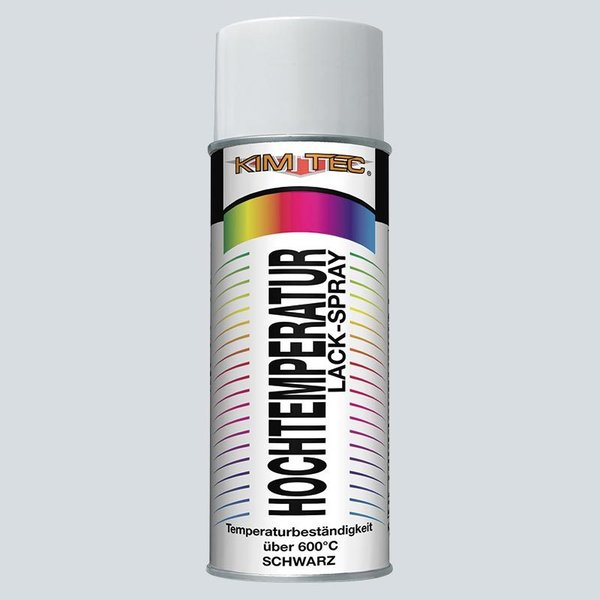 Hochtemperatur Lack Spray 400ml schwarz/silber